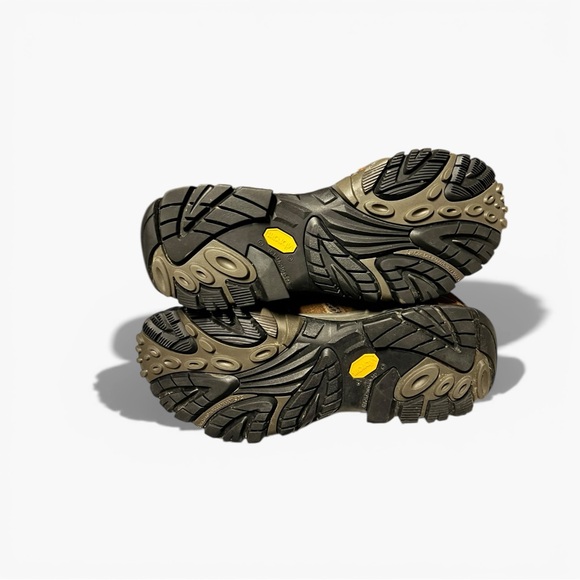 🌻New Merrell Men’s Moab 2 Mid WP Hiking Trail Vibram Boots Size 9.5 - Picture 6 of 10